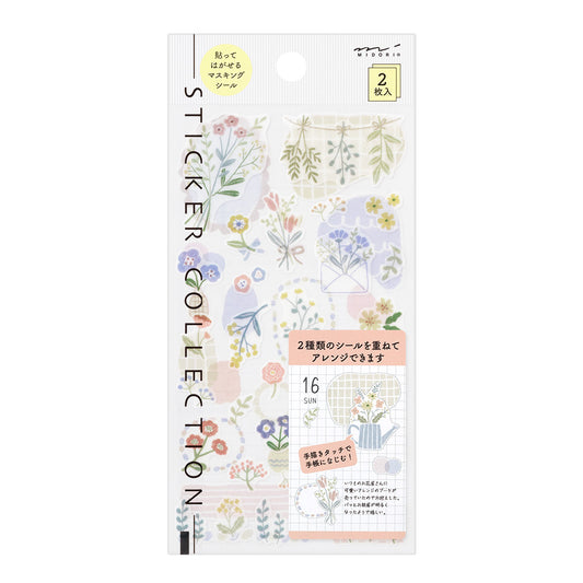 Sticker 2639 two sheets: Flower (coming soon)