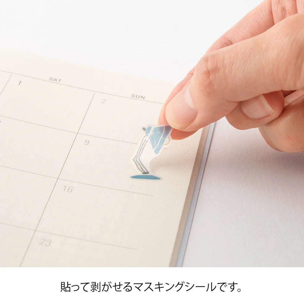 Midori two sheet stationery sticker set