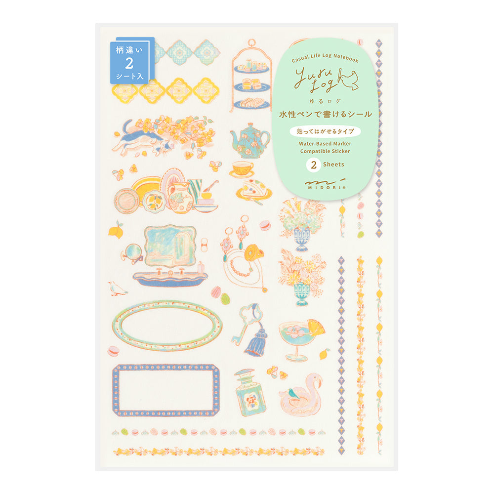 Yuru Log decoration sticker 2 sheets: Travel & hotel (coming soon)