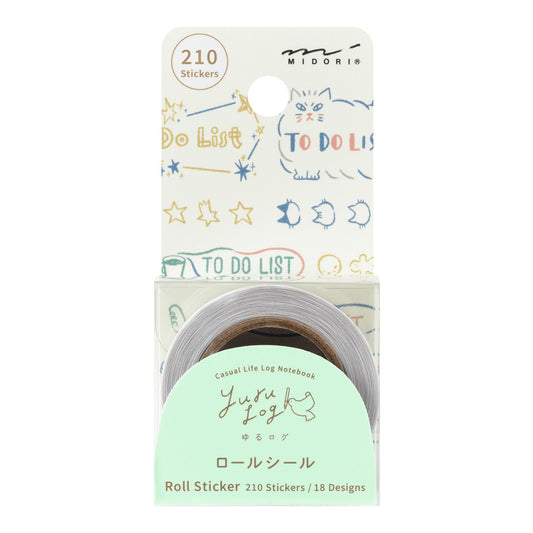 Yuru Log roll sticker list (coming soon)