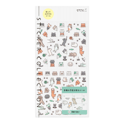Sticker 2739 lined cat
