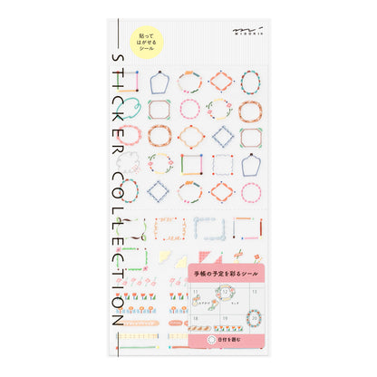 Sticker 2740 date circle decorative