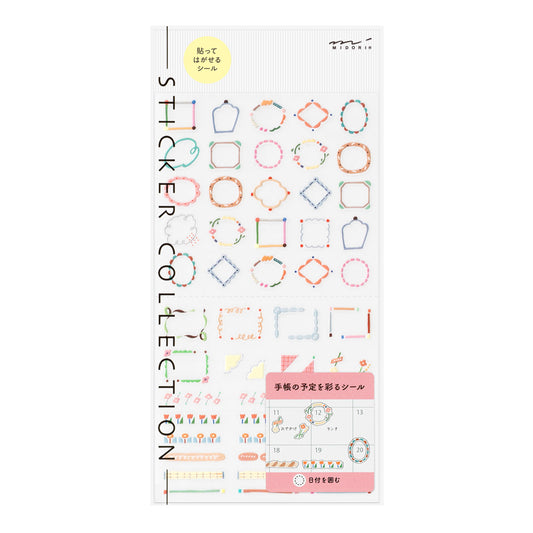 Sticker 2740 date circle decorative