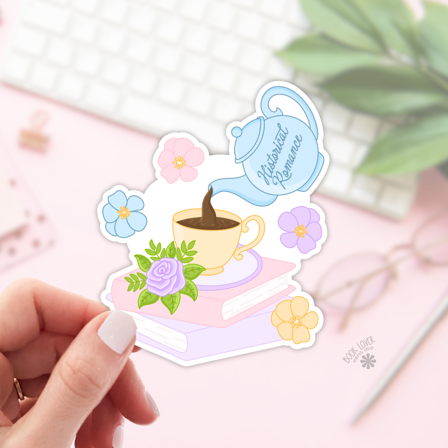 Historical romance sticker