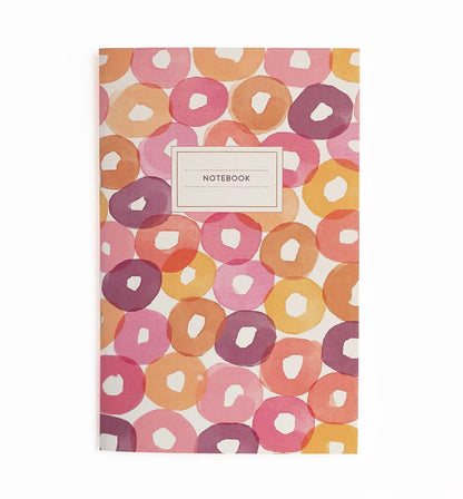 Abstract watercolour dot notebooks (2-pack)