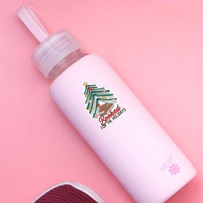 Booked for the holidays sticker