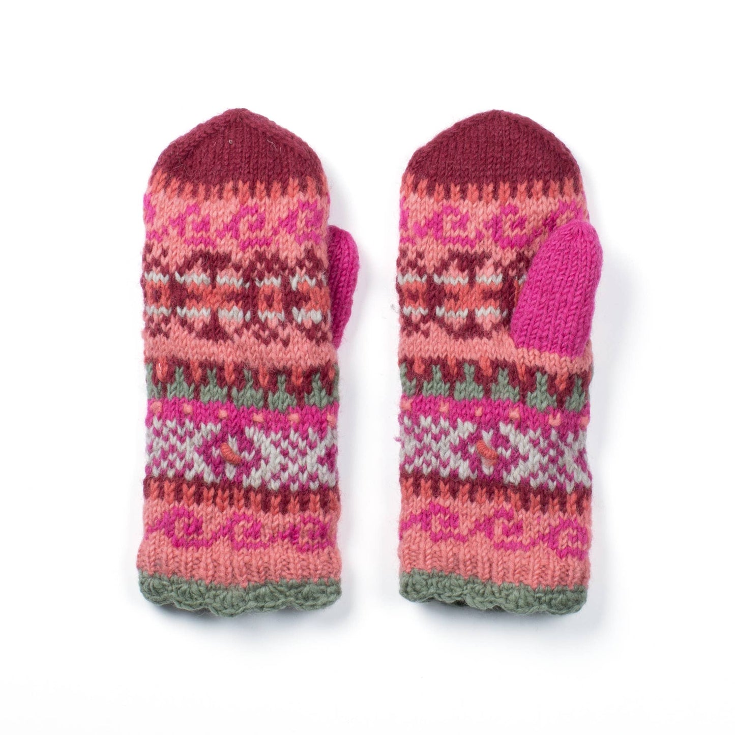 Innsbruck wool reading mittens
