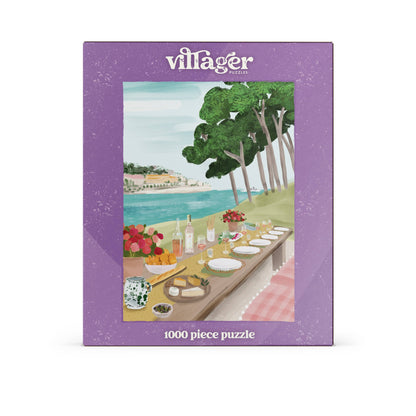 Picnic & pinot | 1000-piece puzzle | designed in ON Canada