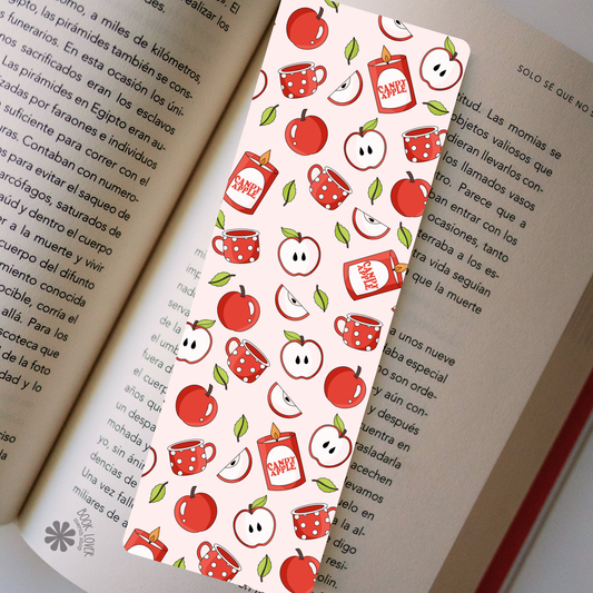Autumn apple bookmark