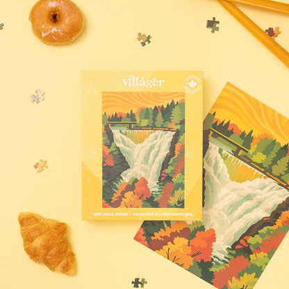 Autumn cascade | 1000-piece puzzle | designed in Canada (coming soon)