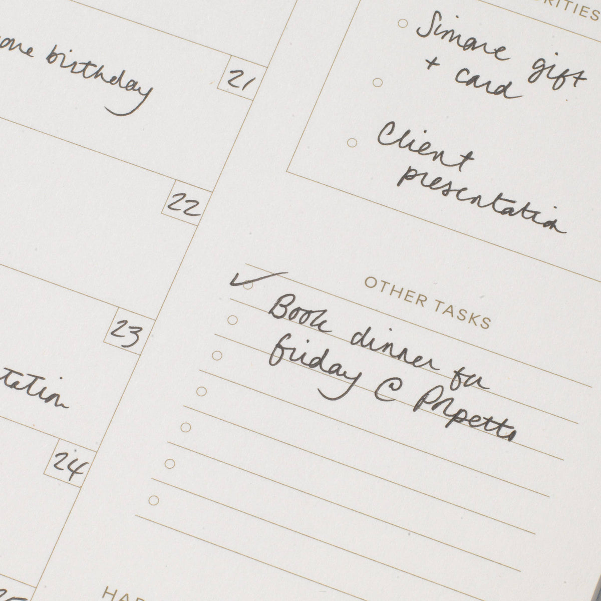 Weekly productivity planning pad, undated - picnic (coming soon)