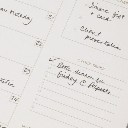 Weekly productivity planning pad, undated - picnic (coming soon)