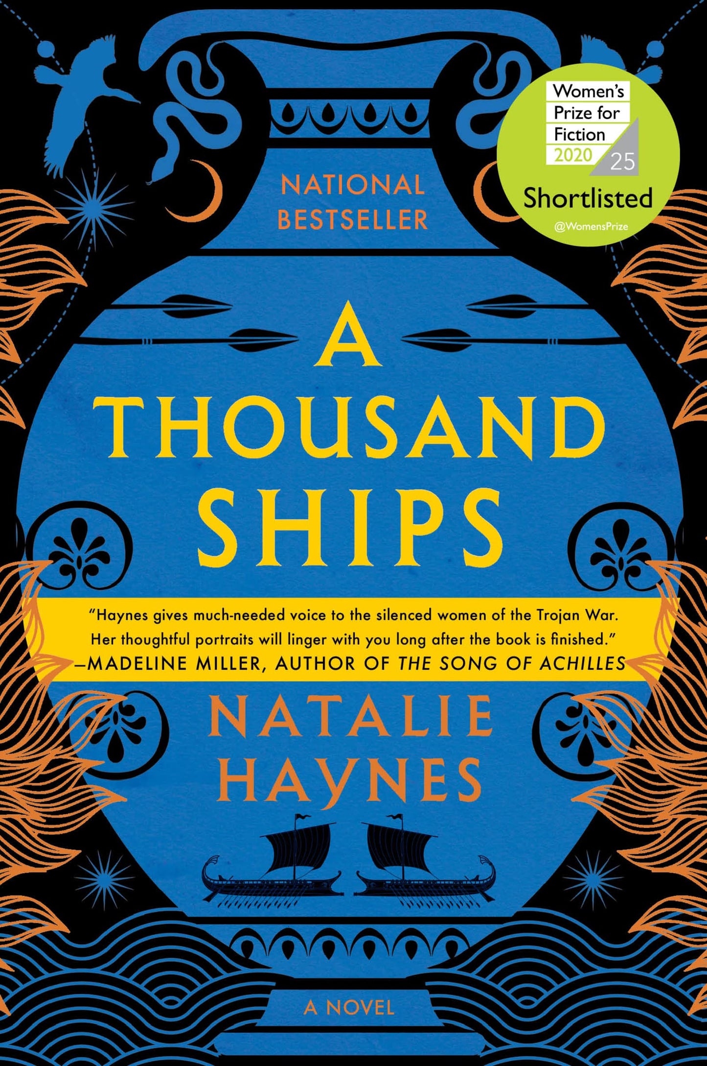 Cover of the book 'A Thousand Ships by Natalie Haynes'.