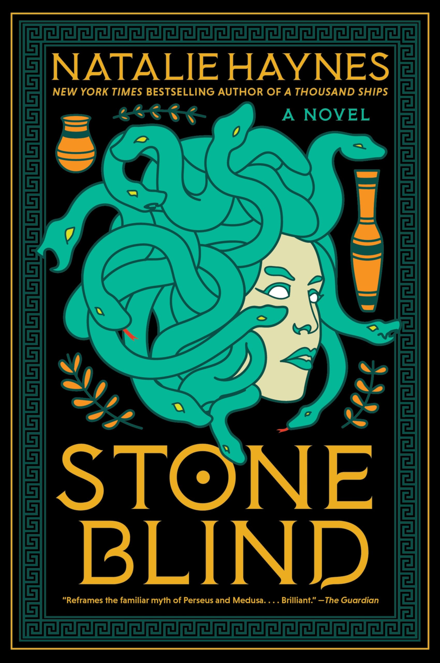 Cover of the book 'Stone Blind by Natalie Haynes'.