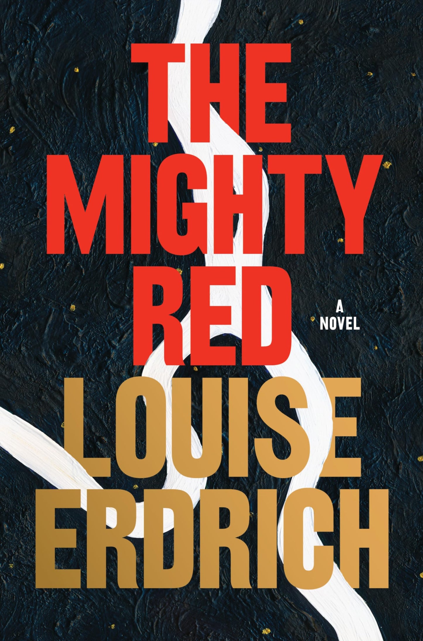 Cover of the book 'The Mighty Red by Louise Erdrich'.