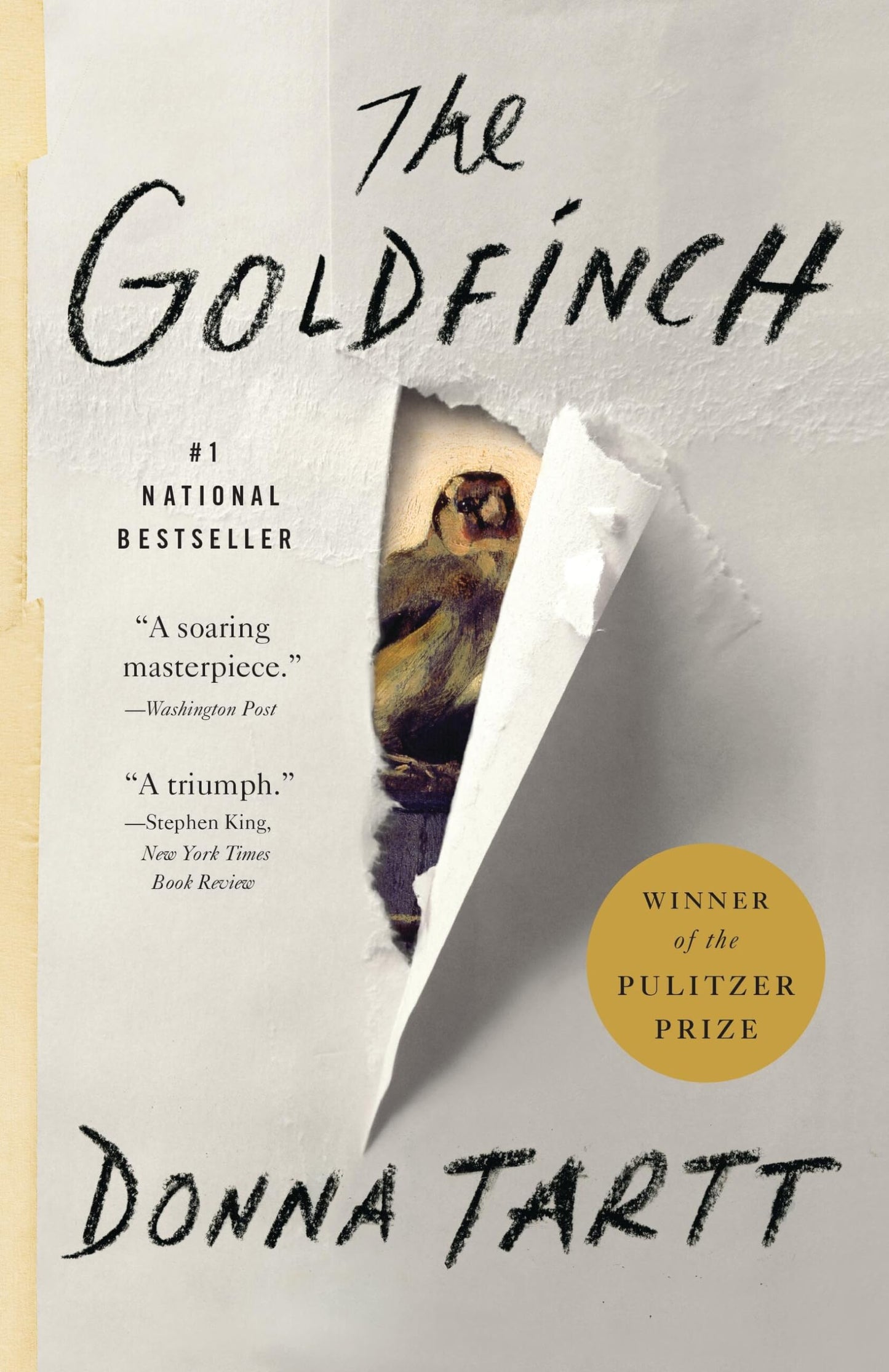 Cover of the book 'The Goldfinch by Donna Tartt'.