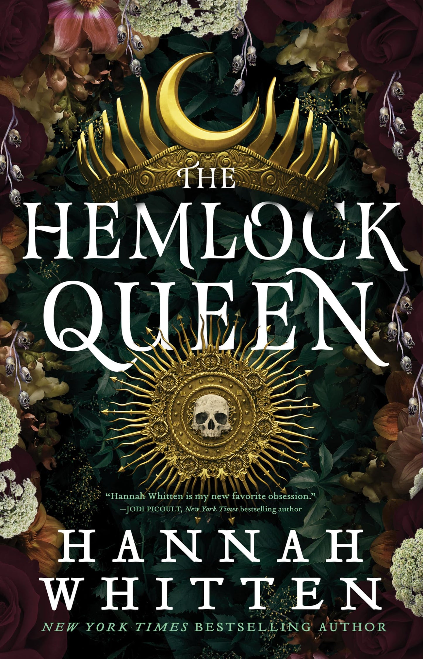 Cover of the book 'The Hemlock Queen by Hannah F. Whitten'.