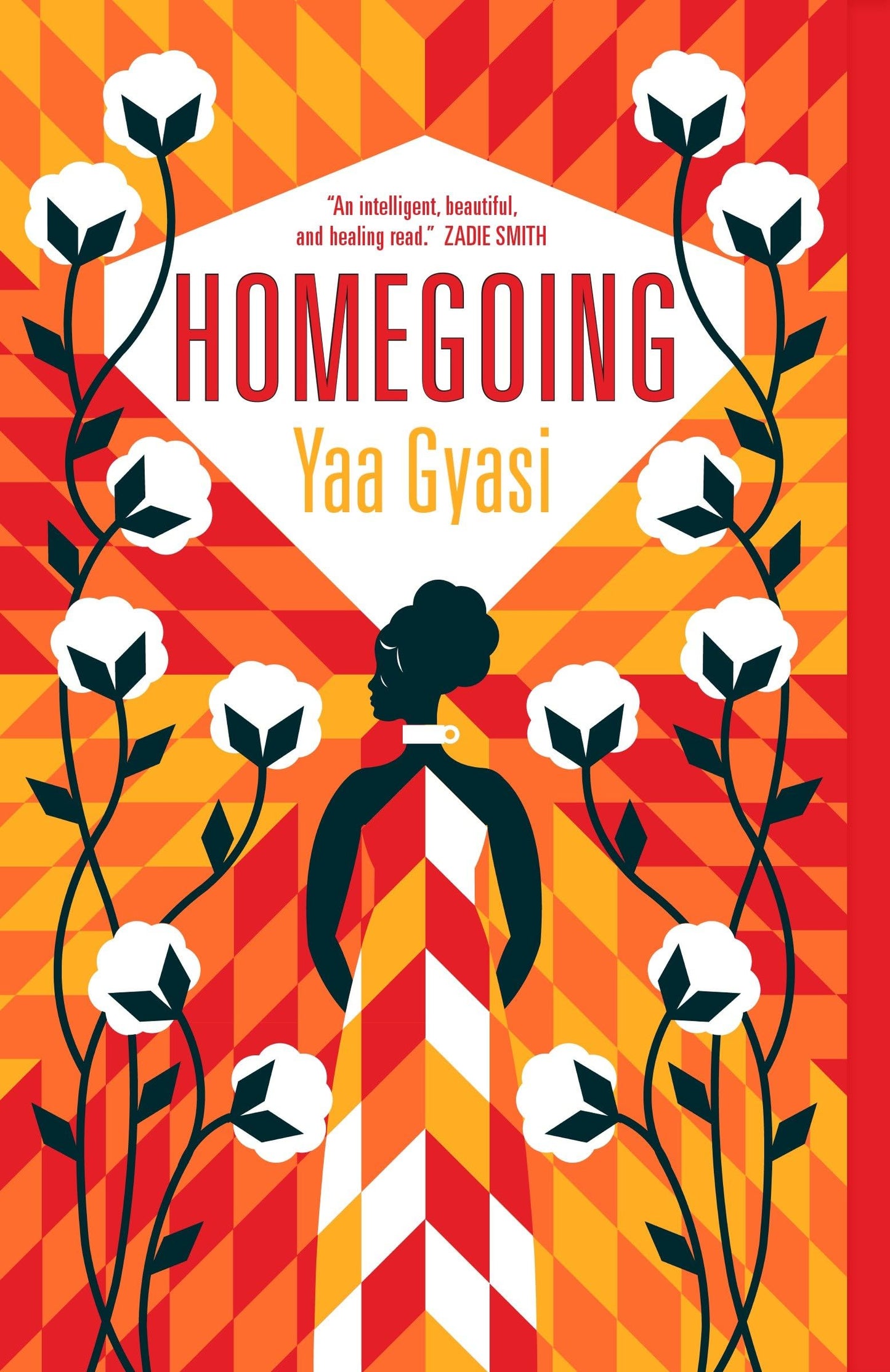 Cover of the book 'Homegoing by Yaa Gyasi'.