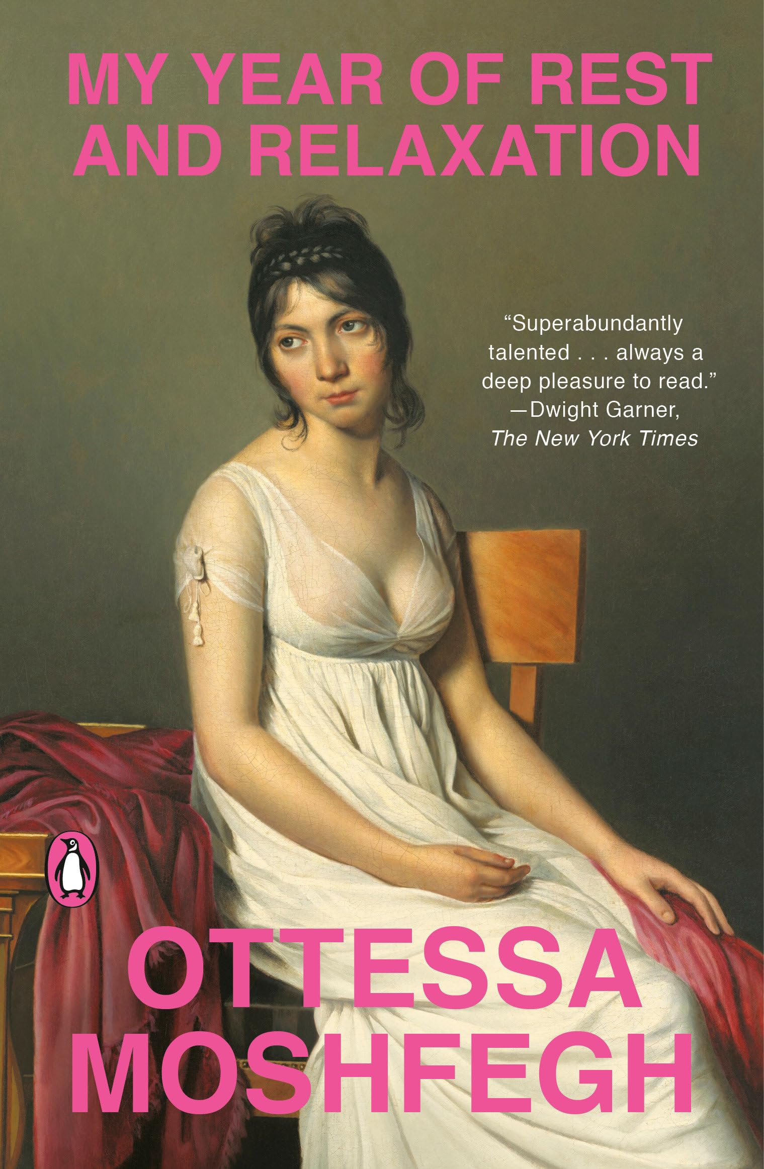 Cover of the book 'My Year of Rest and Relaxation by Ottessa Moshfegh'.