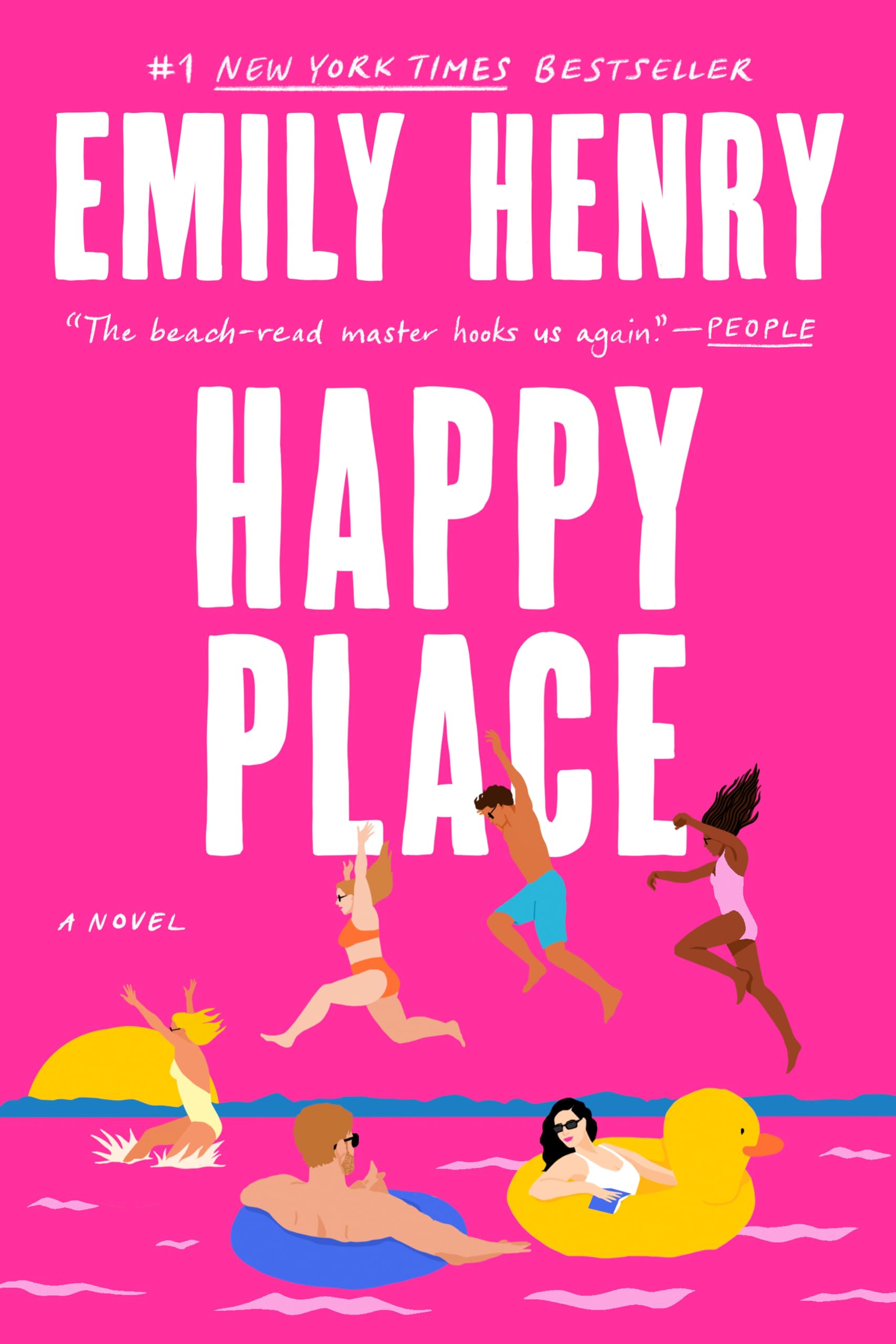 Cover of the book 'Happy Place by Emily Henry'.