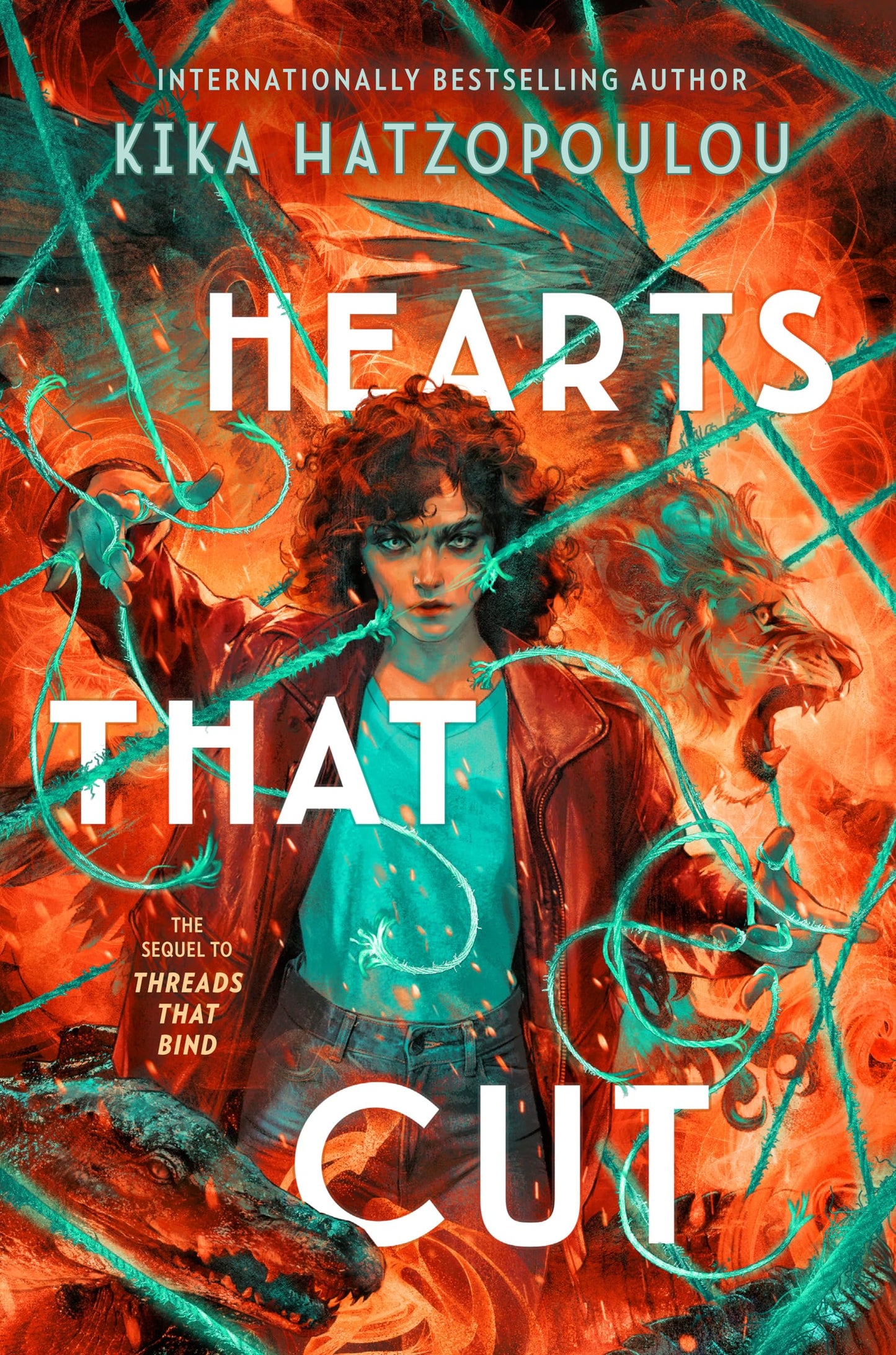 Cover of the book 'Hearts that Cut by Kika Hatzopoulou'.