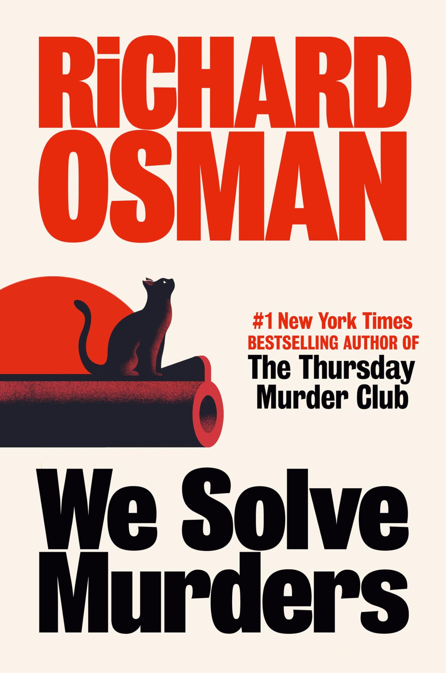 Cover of the book 'We Solve Murders by Richard Osman'.