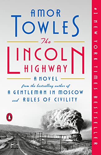 Cover of the book 'The Lincoln Highway by Amor Towles'.