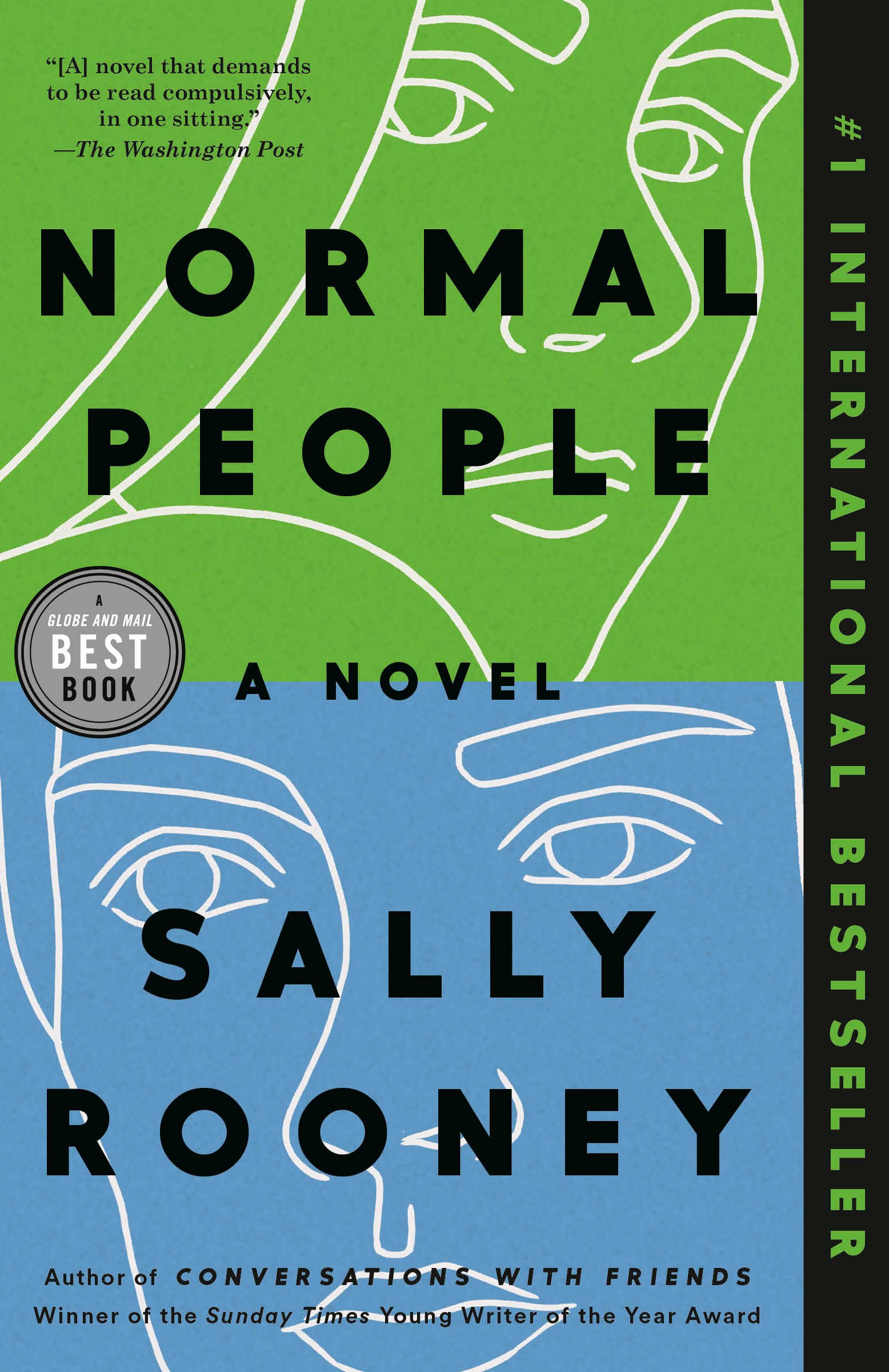 Cover of the book 'Normal People by Sally Rooney'.