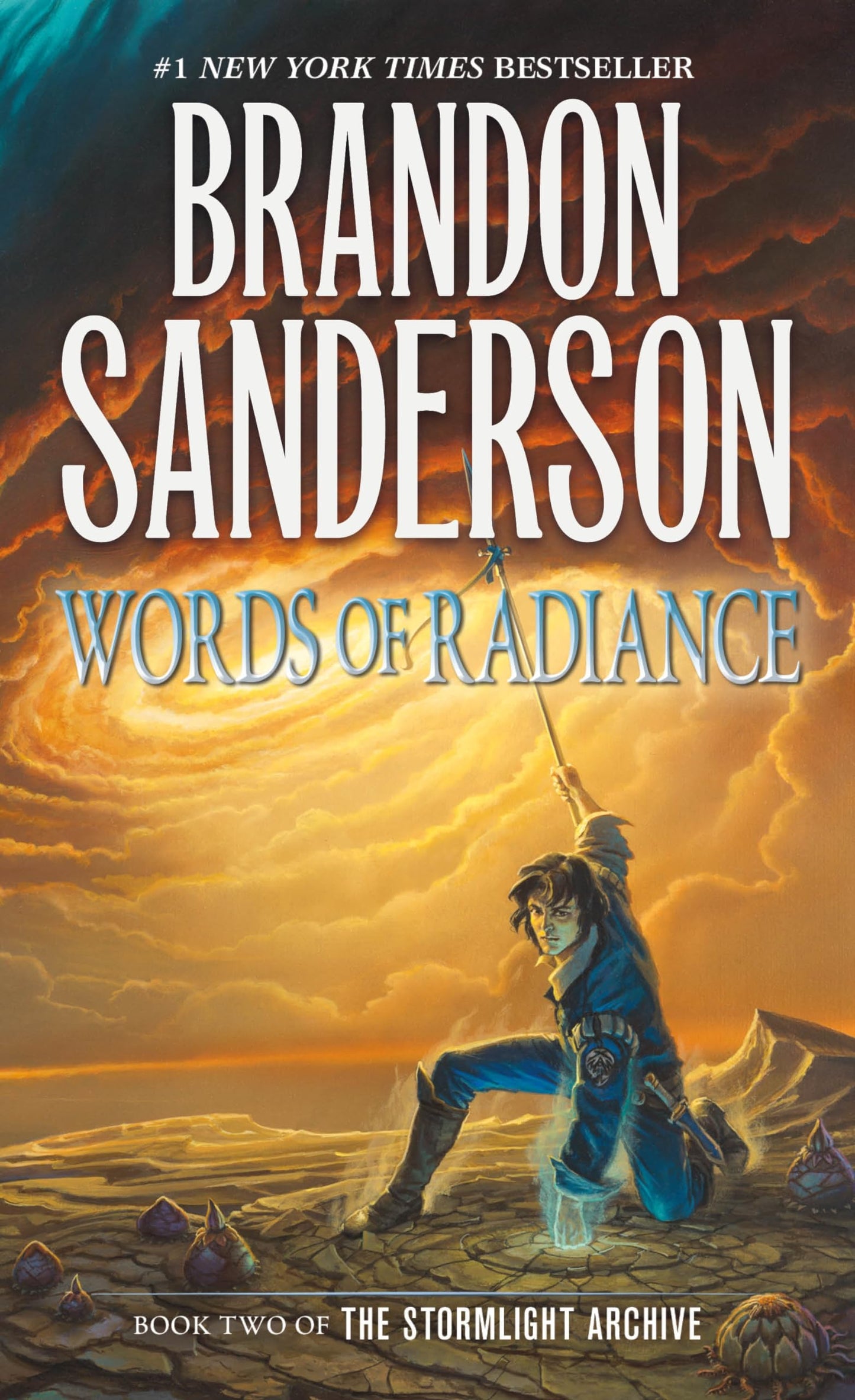 Cover of the book 'Words of Radiance by Brandon Sanderson'.