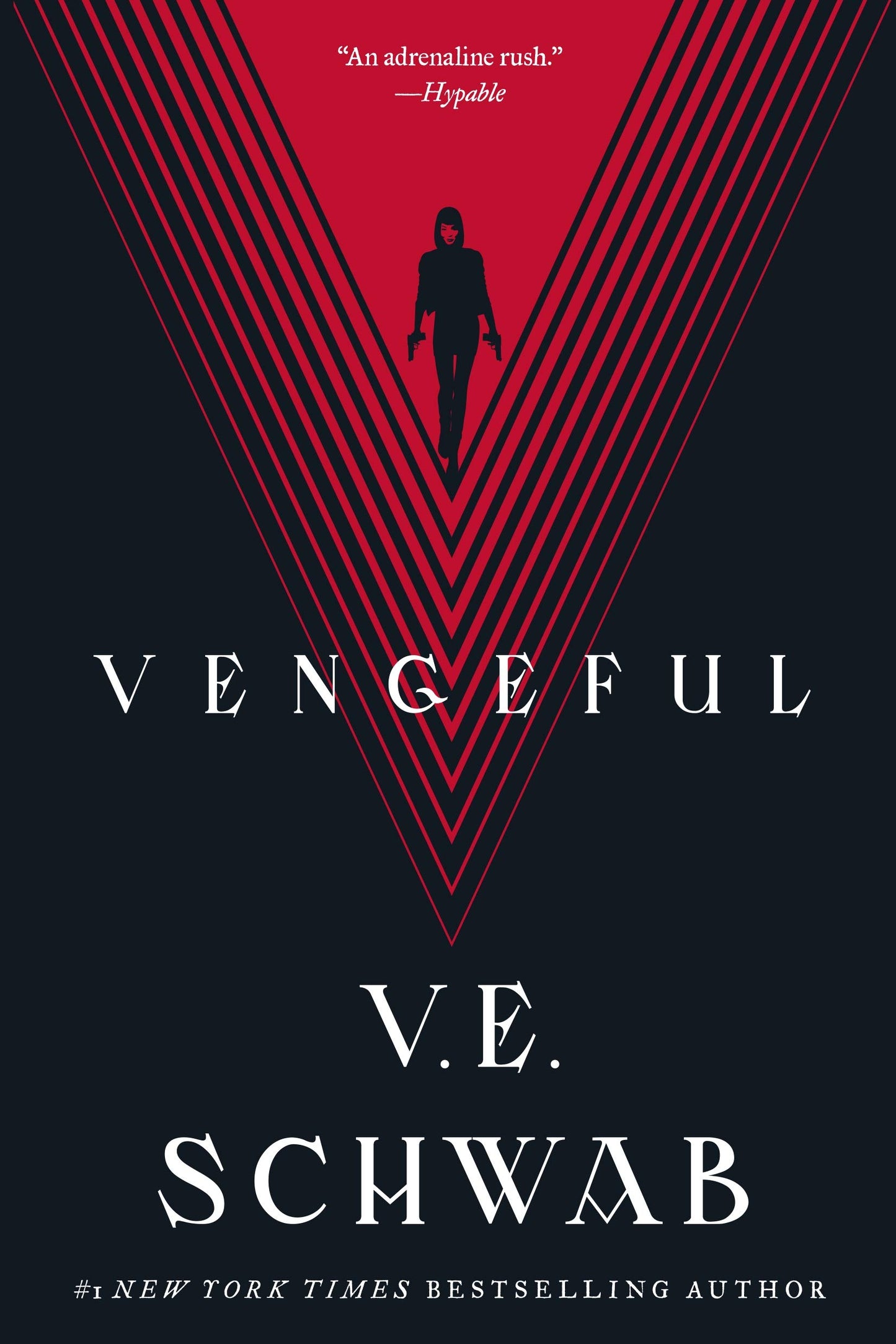 Cover of the book 'Vengeful by Victoria Schwab'.