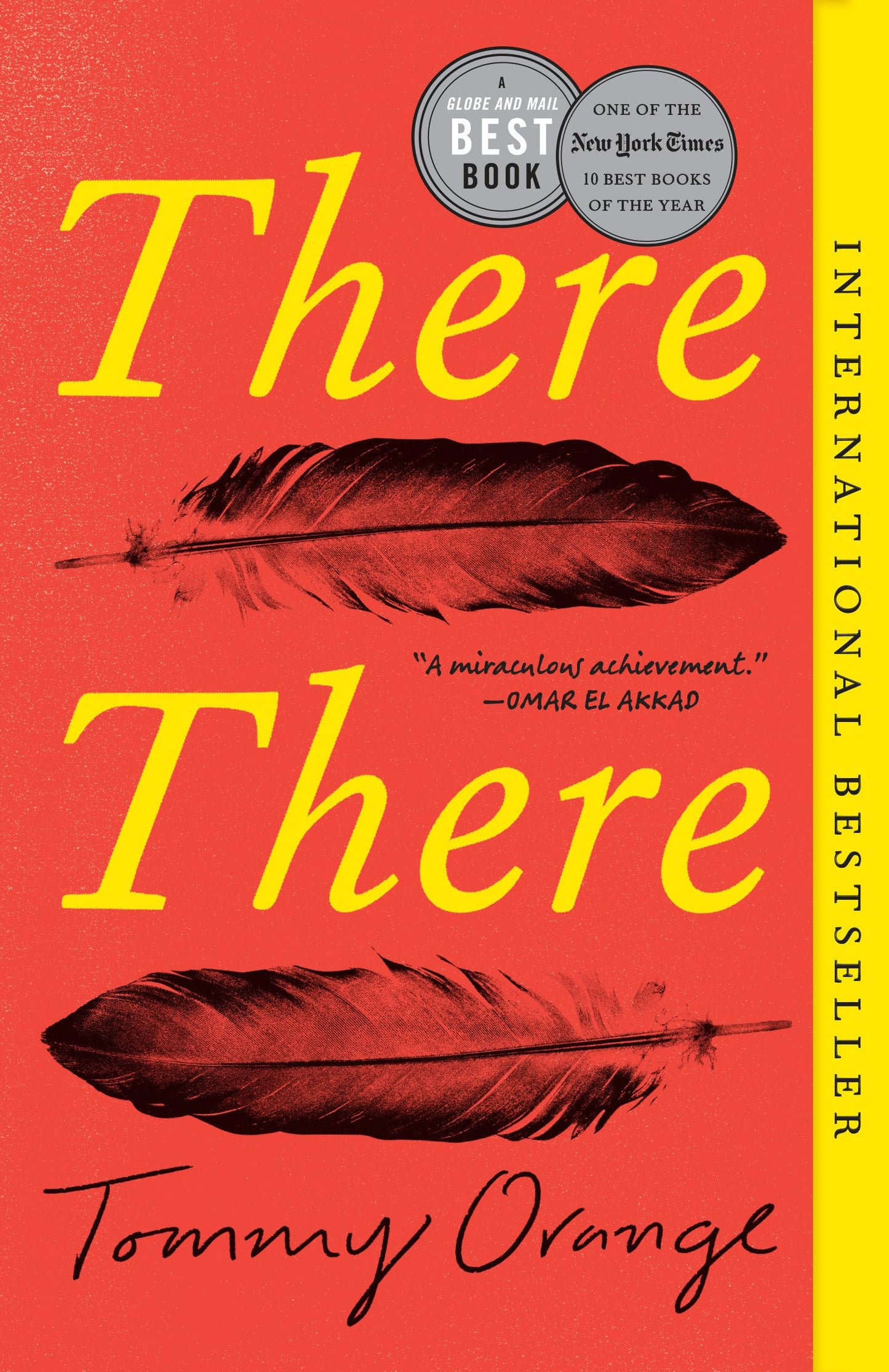 Cover of the book 'There There by Tommy Orange'.