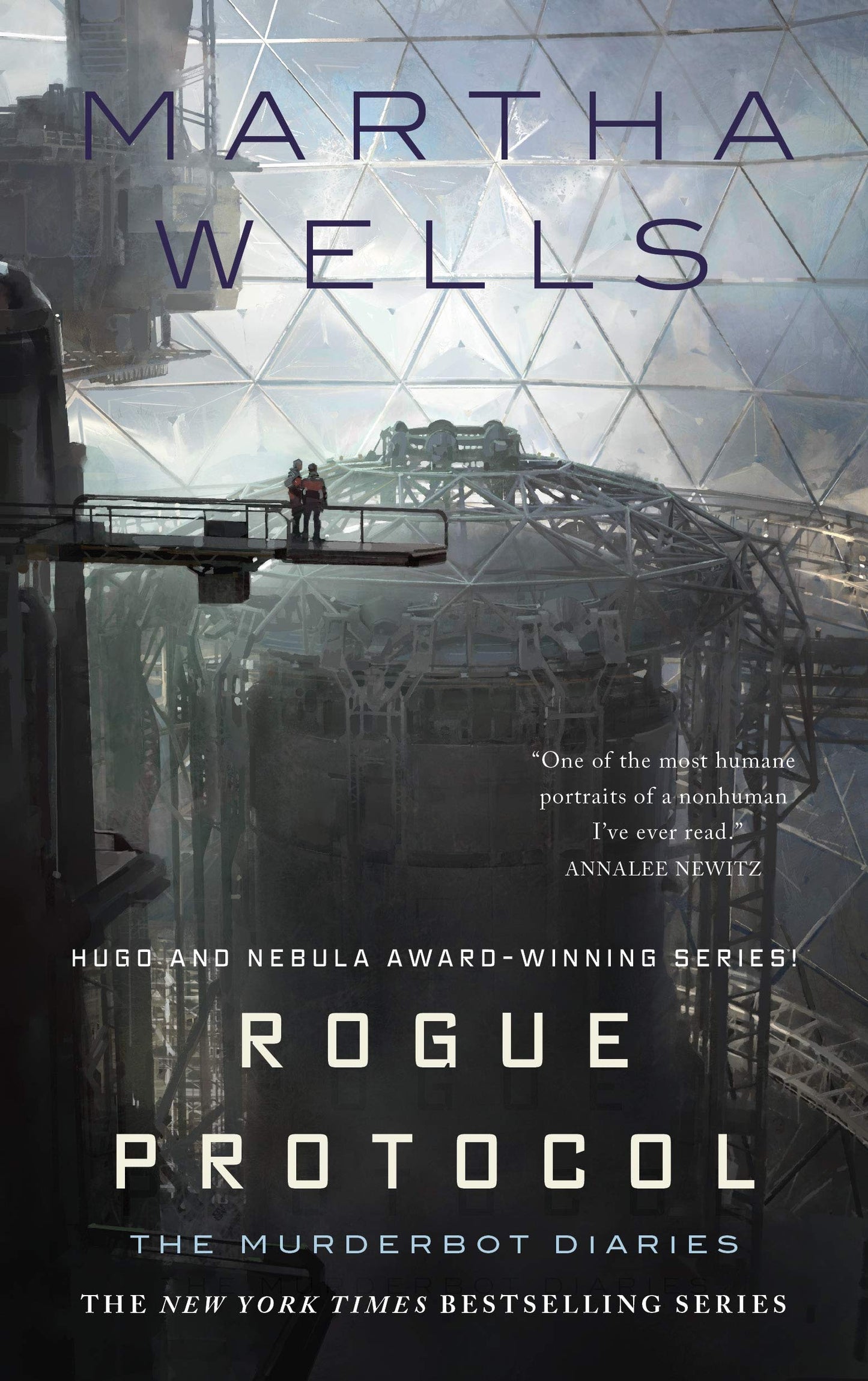 Cover of the book 'Rogue Protocol by Martha Wells'.