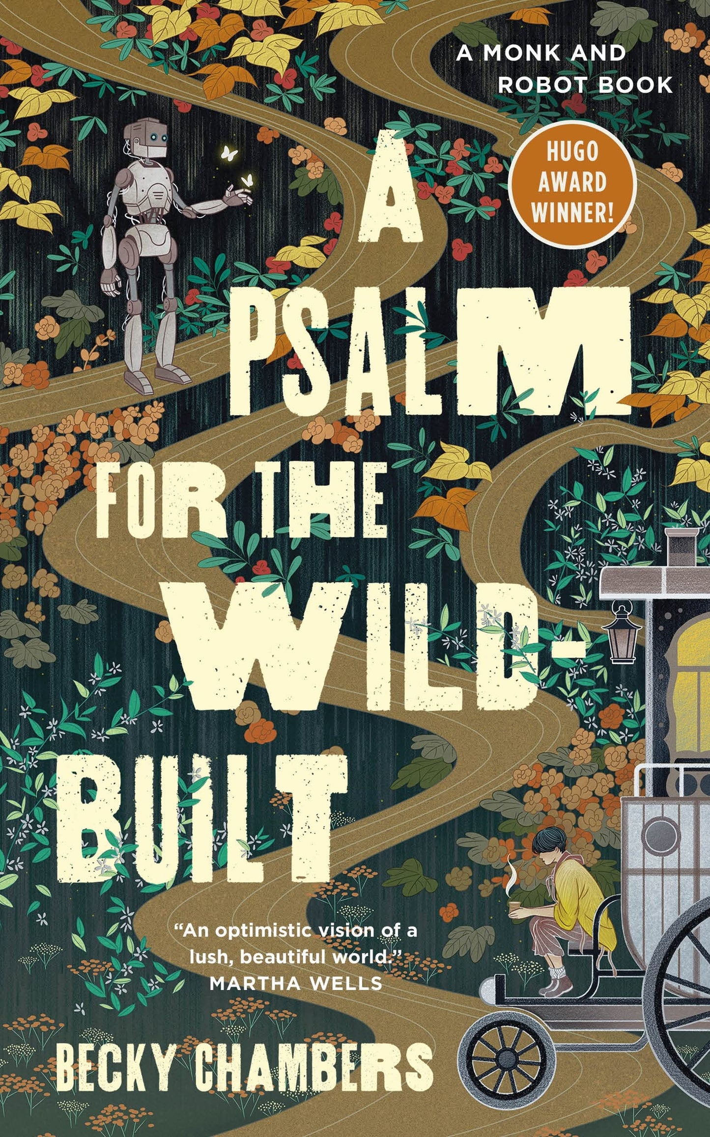 Cover of the book 'A Pslam for the Wild Built by Becky Chambers'.