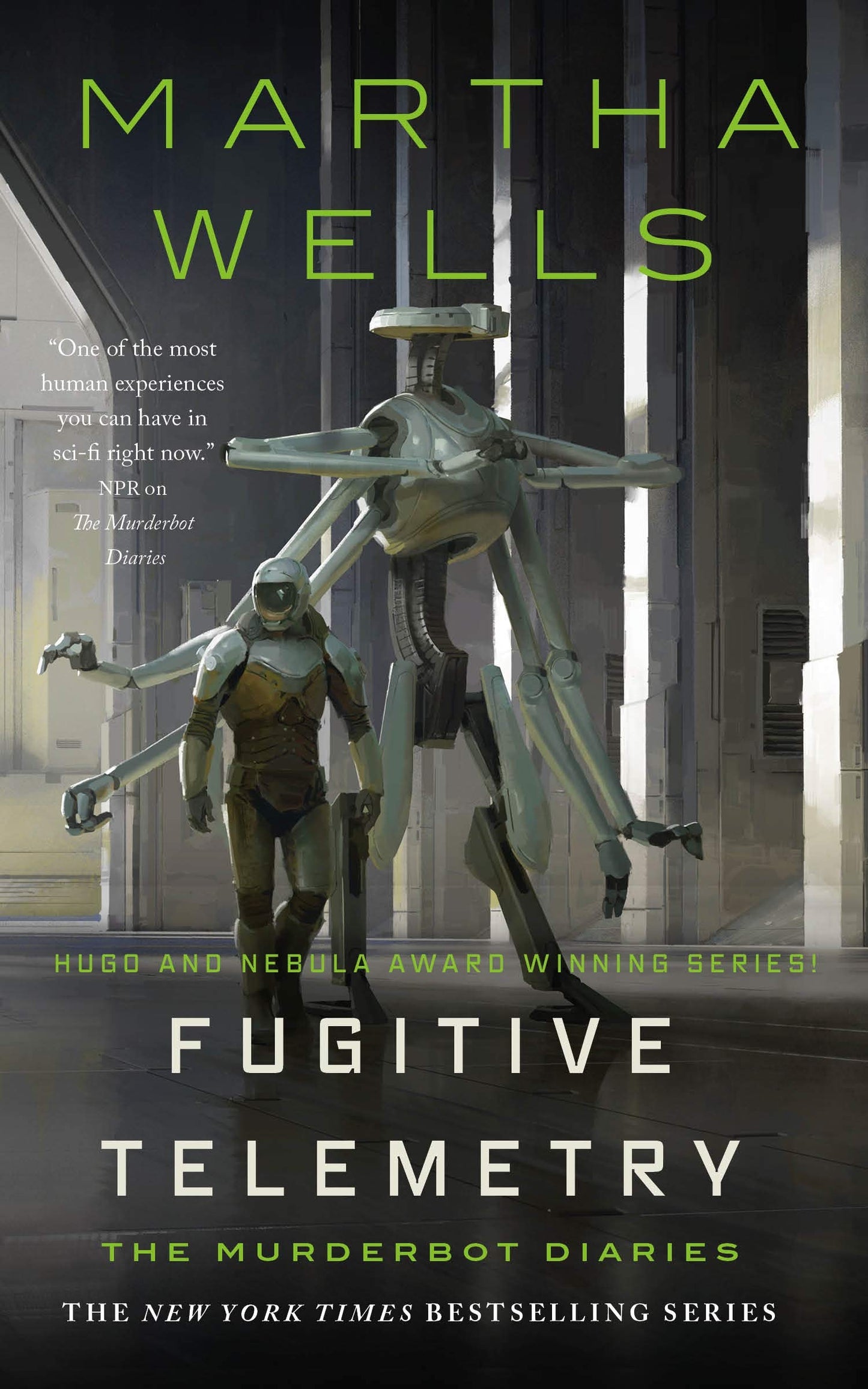 Cover of the book 'Fugitive Telemetry by Martha Wells'.