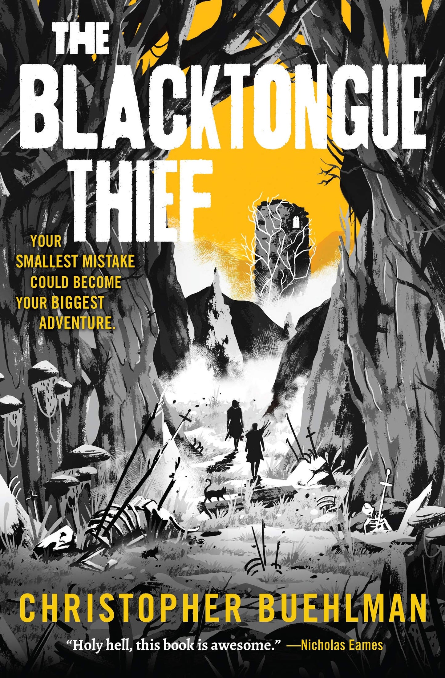 Cover of the book 'The Blacktongue Thief by Christopher Buehlman'.