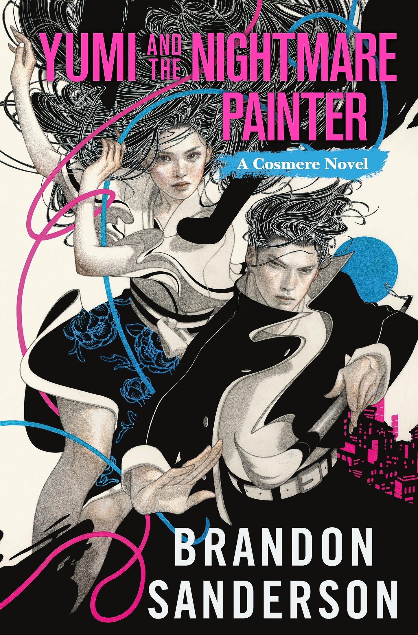 Cover of the book 'Yumi and the Nightmare Painter by Brandon Sanderson'.