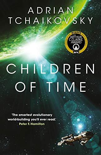 Cover of the book 'Children of Time by Adrian Tchaikovsky'.