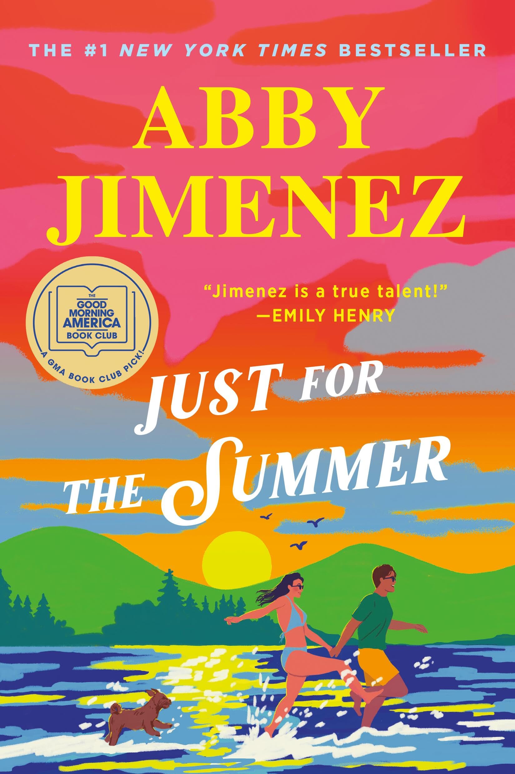 Cover of the book 'Just for the Summer by Abby Jiminez'.