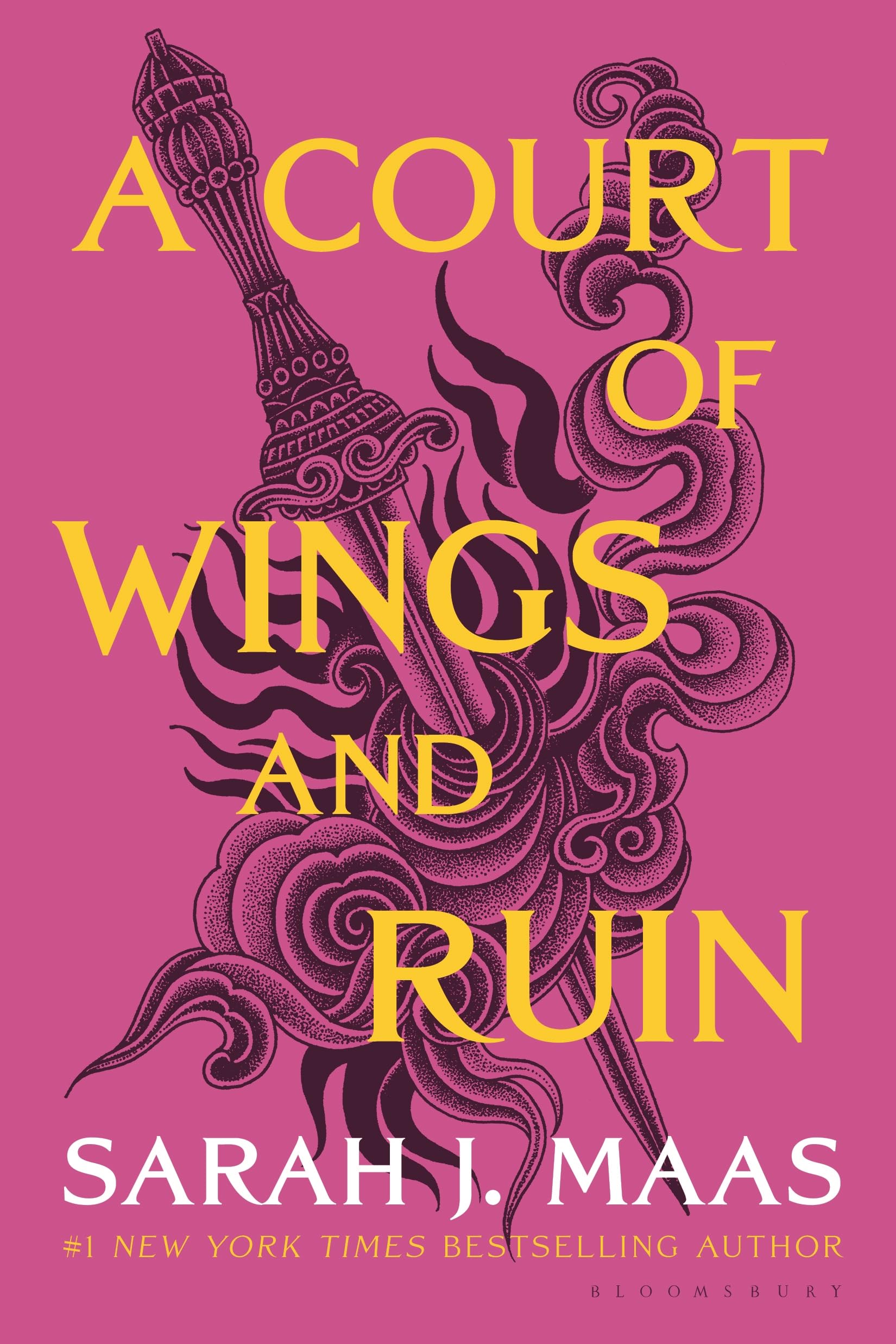 Cover of the book 'A Court of Wings & Ruin by Sarah J. Maas'.