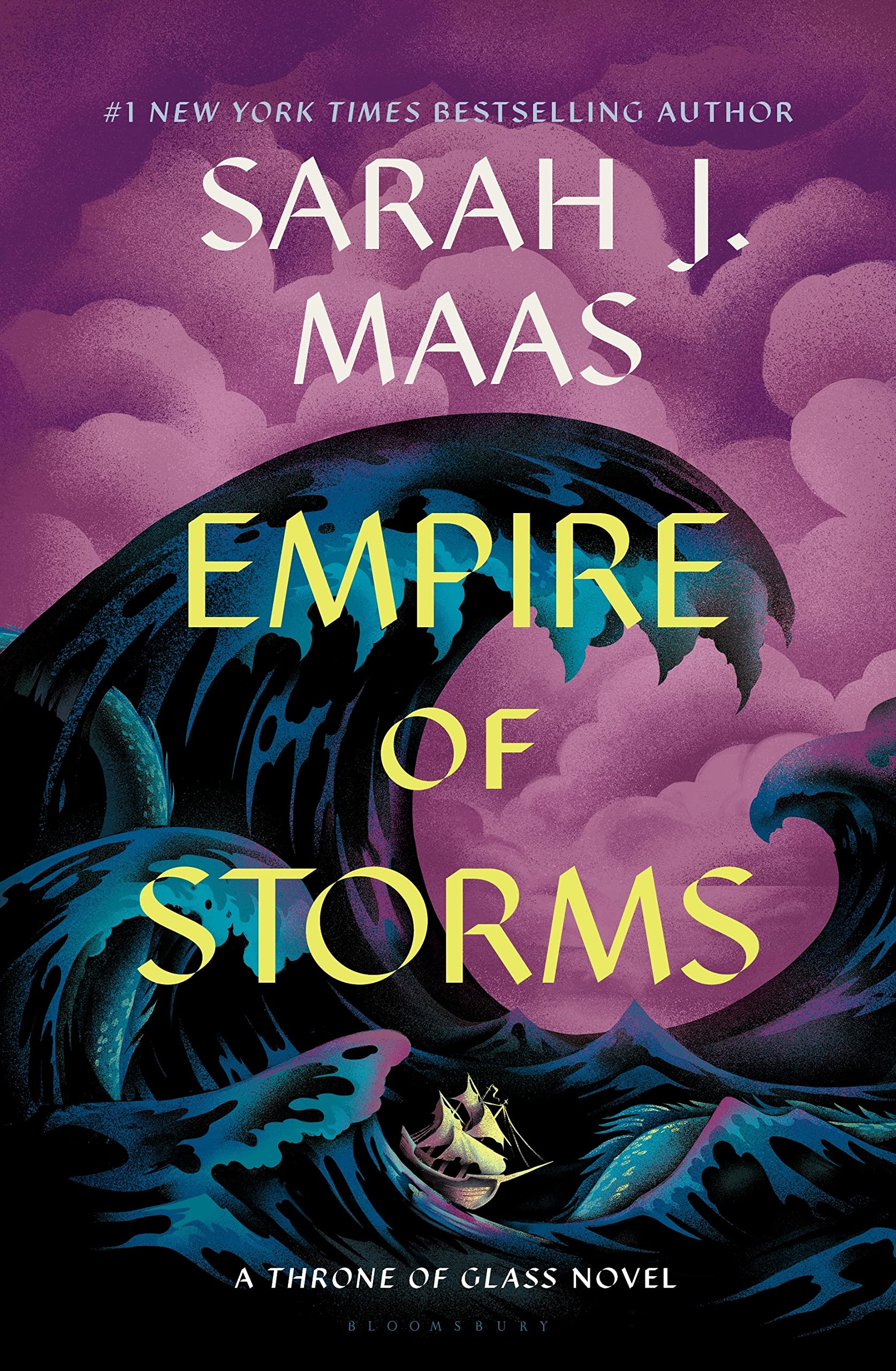 Cover of the book 'Empire of Storm by Sarah J. Maas'.