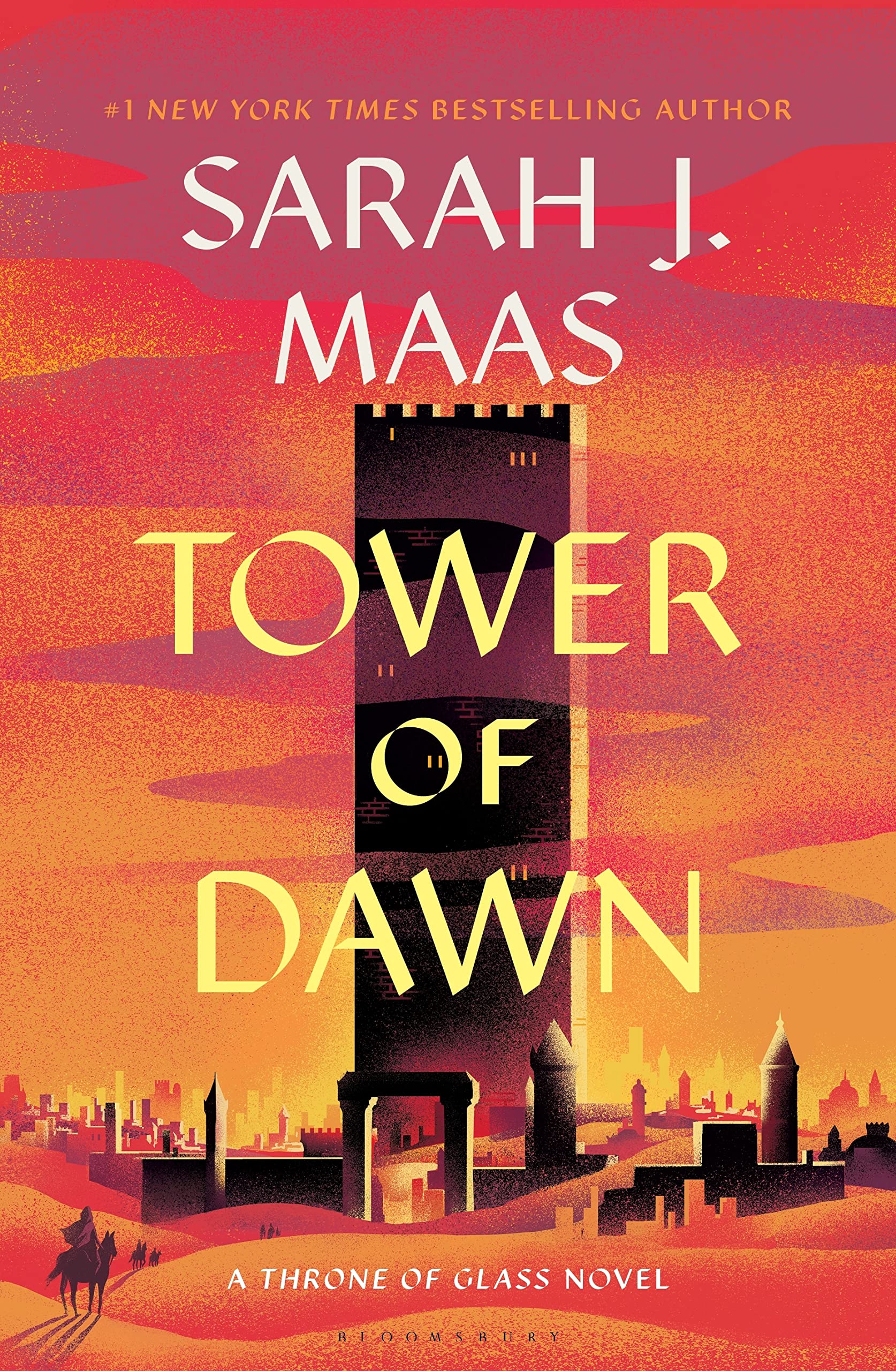 Cover of the book 'Tower of Dawn by Sarah J. Maas'.