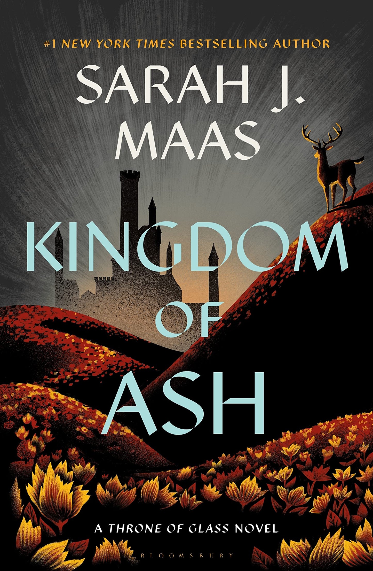 Cover of the book 'Kingdom of Ash by Sarah J. Maas'.