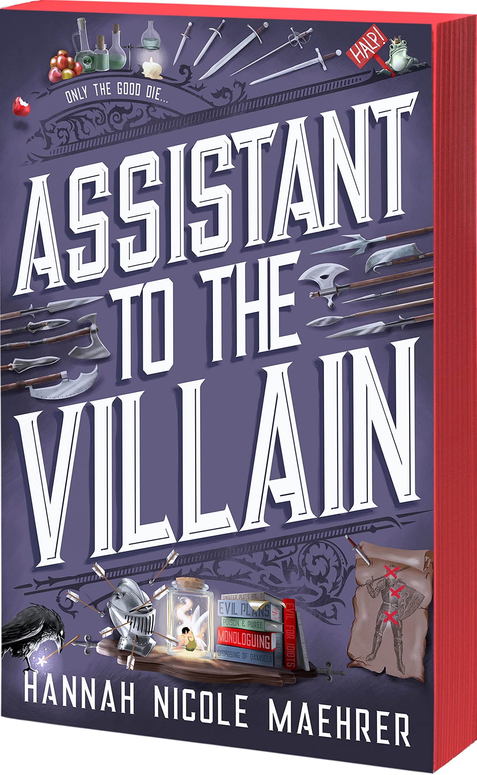 Cover of the book 'Assistant to the Villain by Hannah Nicole Maehrer'.