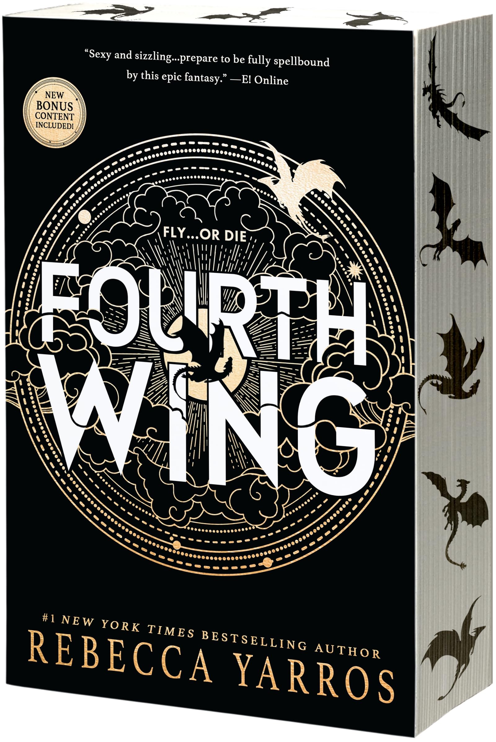 Cover of the book 'Fourth Wing (Limited Edition Copy) by Rebecca Yarros'.