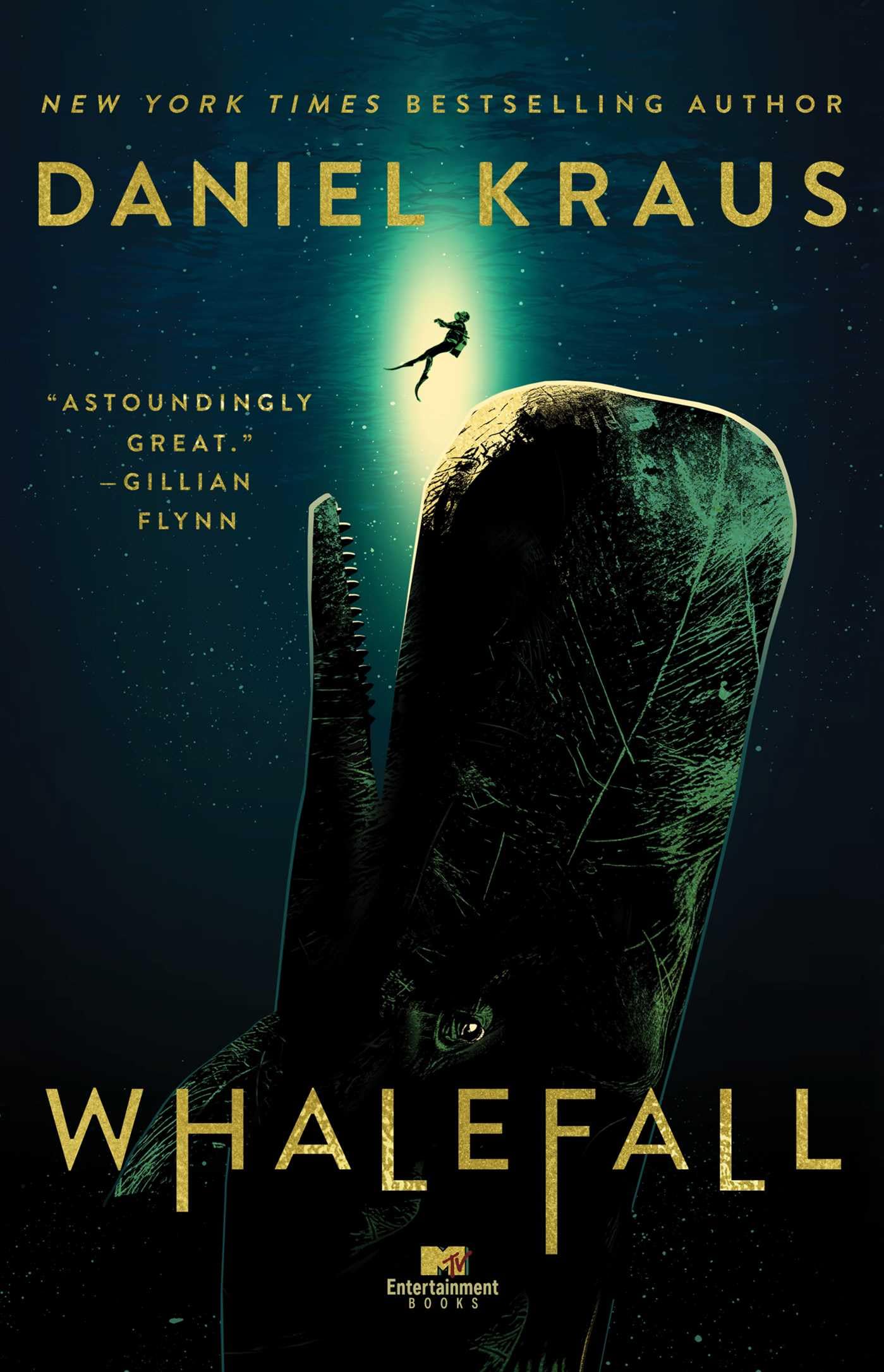 Cover of the book 'Whalefall by Daniel Kraus'.