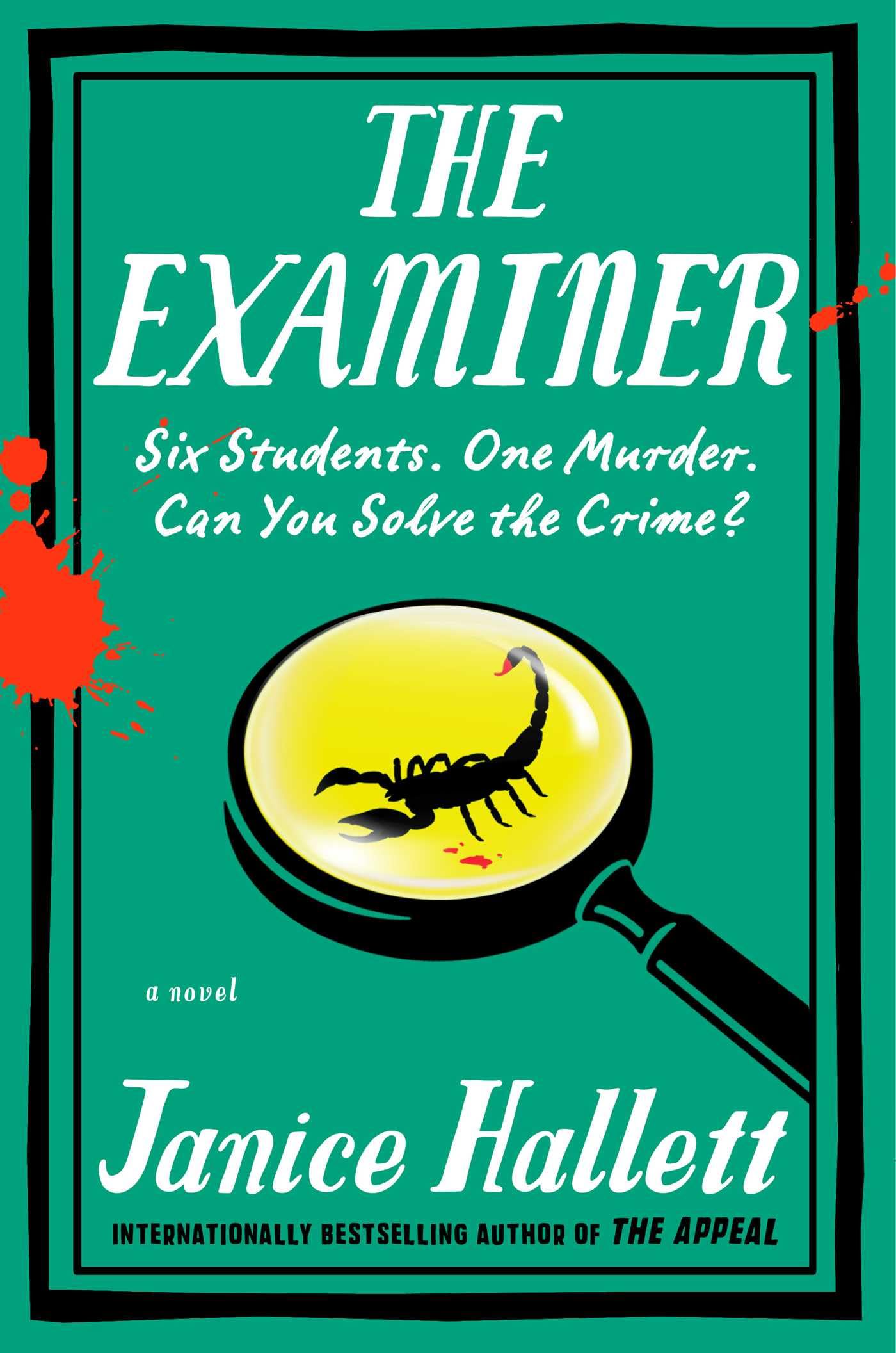 Cover of the book 'The Examiner by Janice Hallett'.