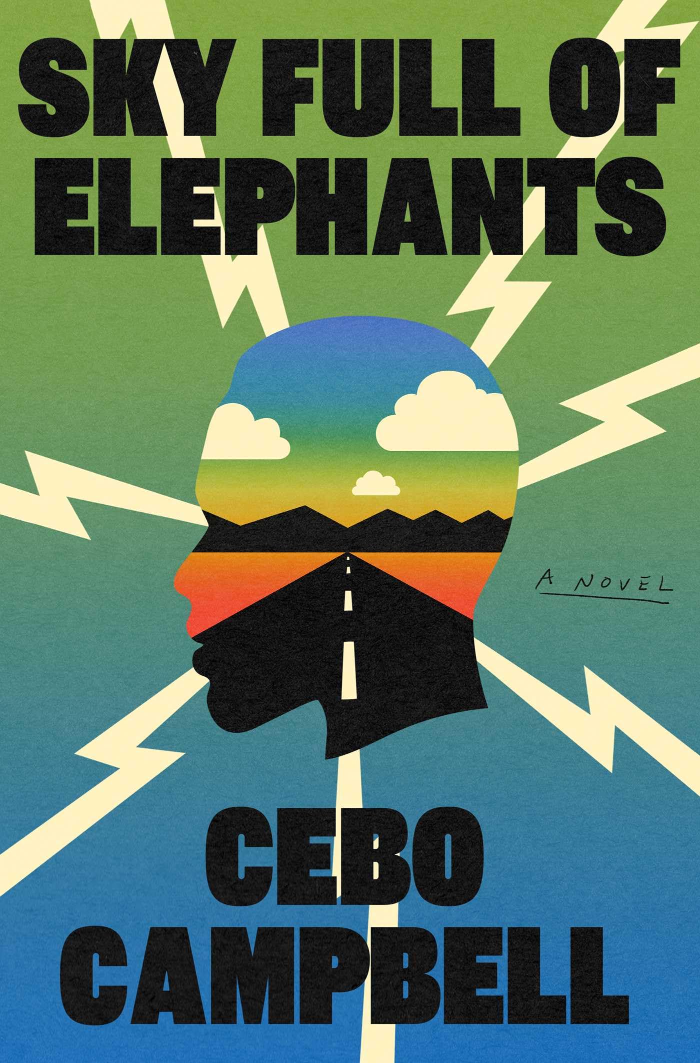 Cover of the book 'Sky Full of Elephants by Cebo Campbell'.