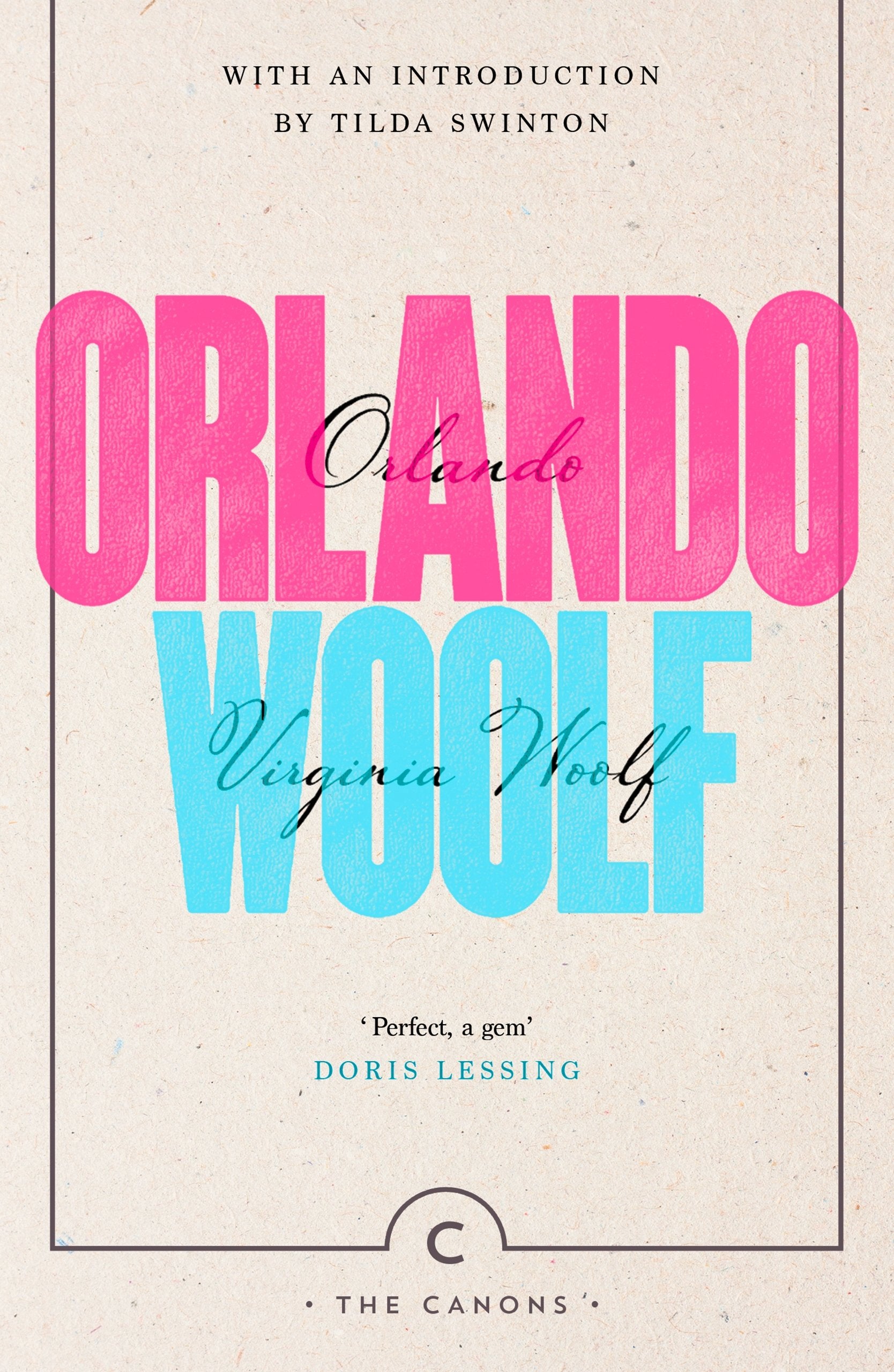 Cover of the book 'Orlando by Virginia Woolf'.