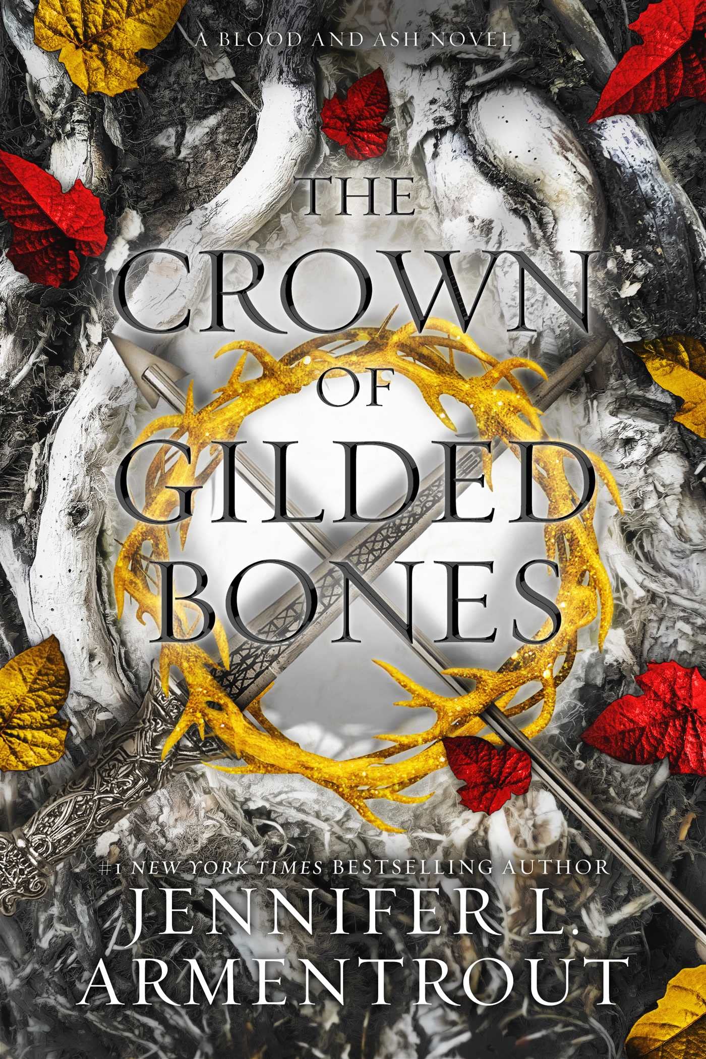 Cover of the book 'The Crown of Gilded Bones by Jennifer L. Armentrout'.