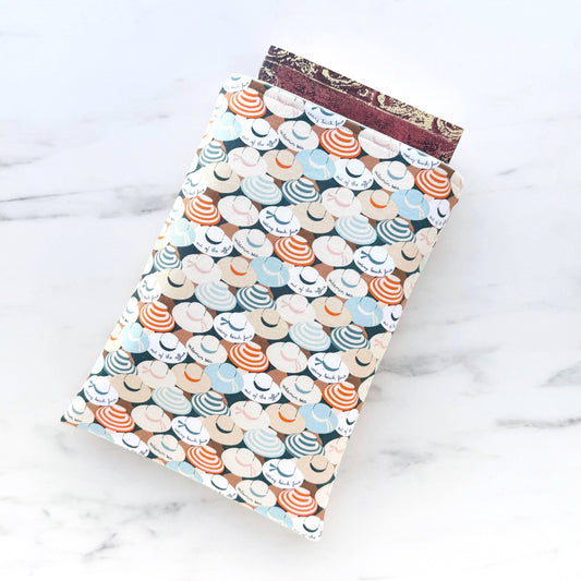 Sun hats padded book sleeve